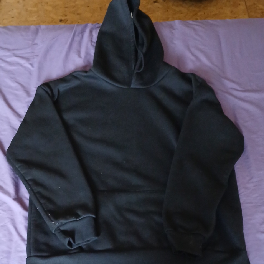 Womens Black Hoodie Sweater